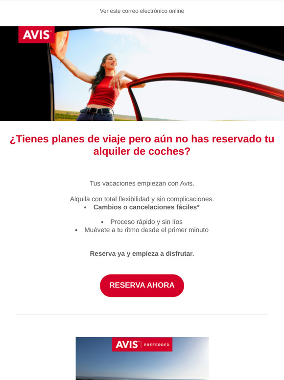 Nunca un alquiler de coches fue tan cómodo y fácil