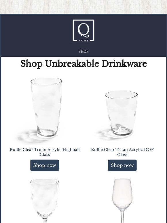 NOW AVAILABLE: Unbreakable Drinkware 💥