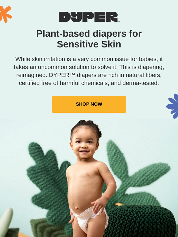 Diapers designed with Sensitive Skin in Mind 👶
