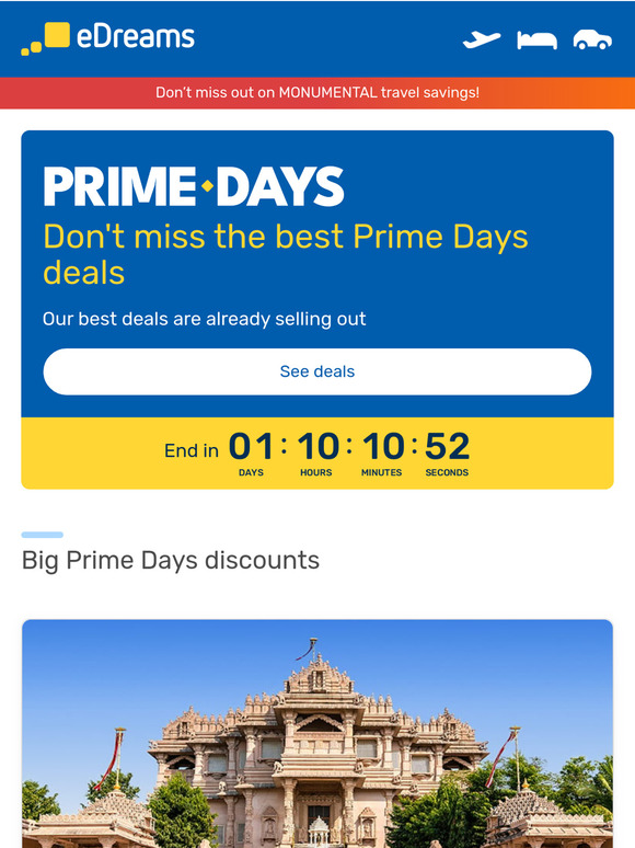 🔥 Monumental discounts with major airlines