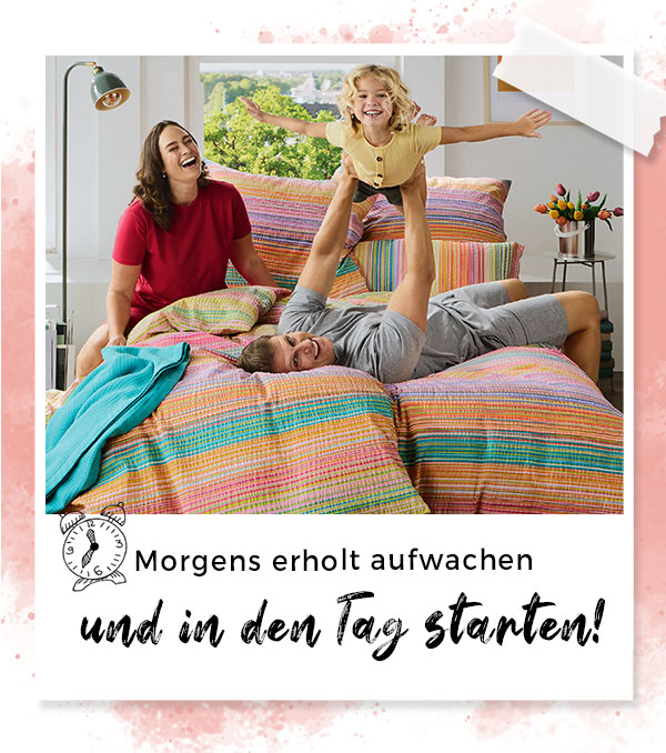 Morgens erholt aufwachen und in den Tag starten!