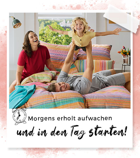 Morgens erholt aufwachen und in den Tag starten!