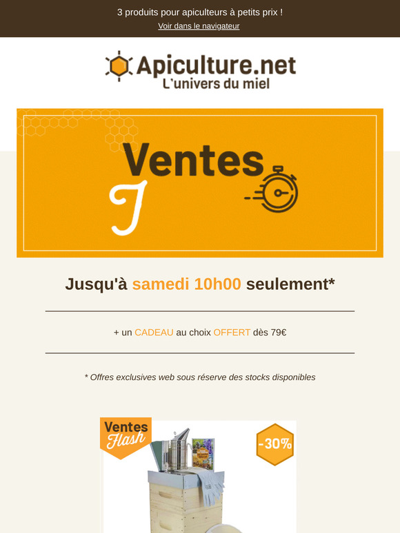 ☆ Flash 48h : -30% sur le kit débutant Warré
