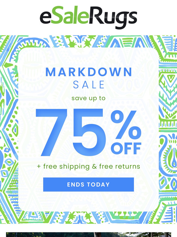 Ends Today! Score Up to 75% Off in Our Huge Markdown Sale!