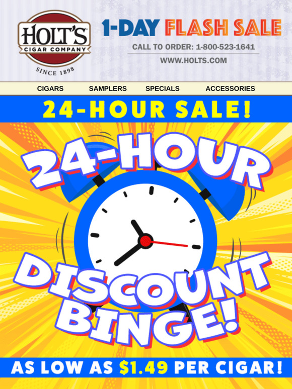 ⏰24-Hour Discount Binge: Up to 88% off on over 100 colossal deals + FREE Shipping!