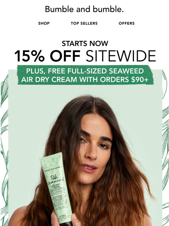 15% sitewide savings to kick off summer (+ a full-sized freebie) 🎉