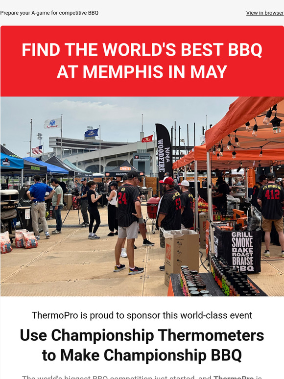 ThermoPro Championship BBQ Thermometers🌡️Now on Sale