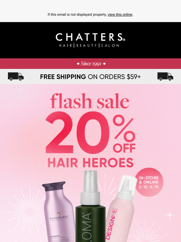 FLASH SALE 🎉 Save 20% off Hair Heroes!