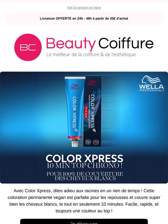 Coloration en 10 minutes ? Découvrez Color Xpress signé Wella