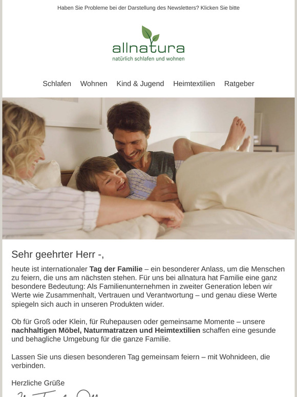 Gemeinsam Zuhause – wir feieren den Tag der Familie!