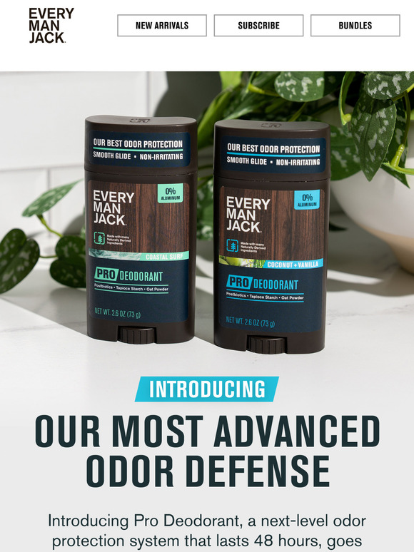 Introducing Pro Deodorant