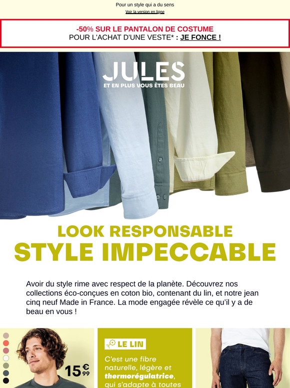 —, ensemble pour un look plus responsable
