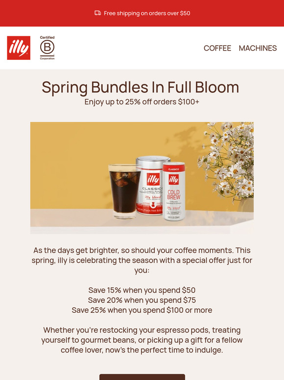 Fresh season, fresh brews — save more when you stock up.