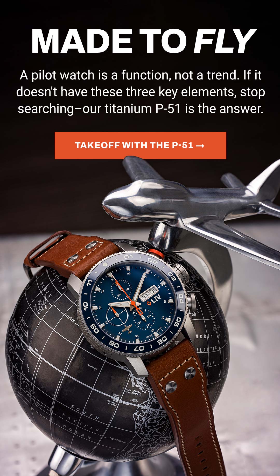Our P-51 pilots collection is made to FLY.