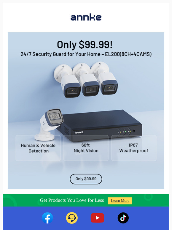 Your 24/7 Digital Watchdog: EL200 Security Cam - Just  $99.99👊