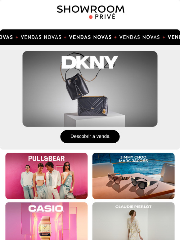 DKNY, COOL CLUB, PULL & BEAR e 14 novas vendas online hoje