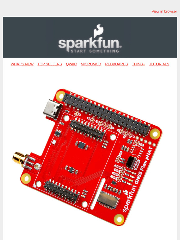 Explore SparkFun's Latest GNSS Flex Modules and pHATs for Easy PNT