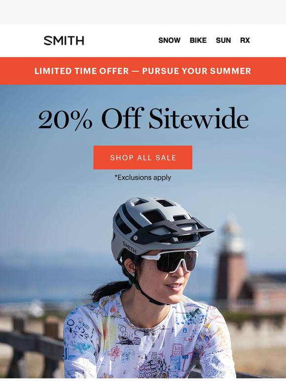 STARTS NOW: 20% Off Sitewide*