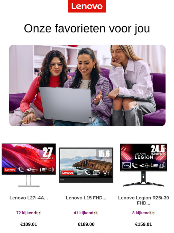 Nieuwe gepersonaliseerde keuzes, speciaal voor jou!