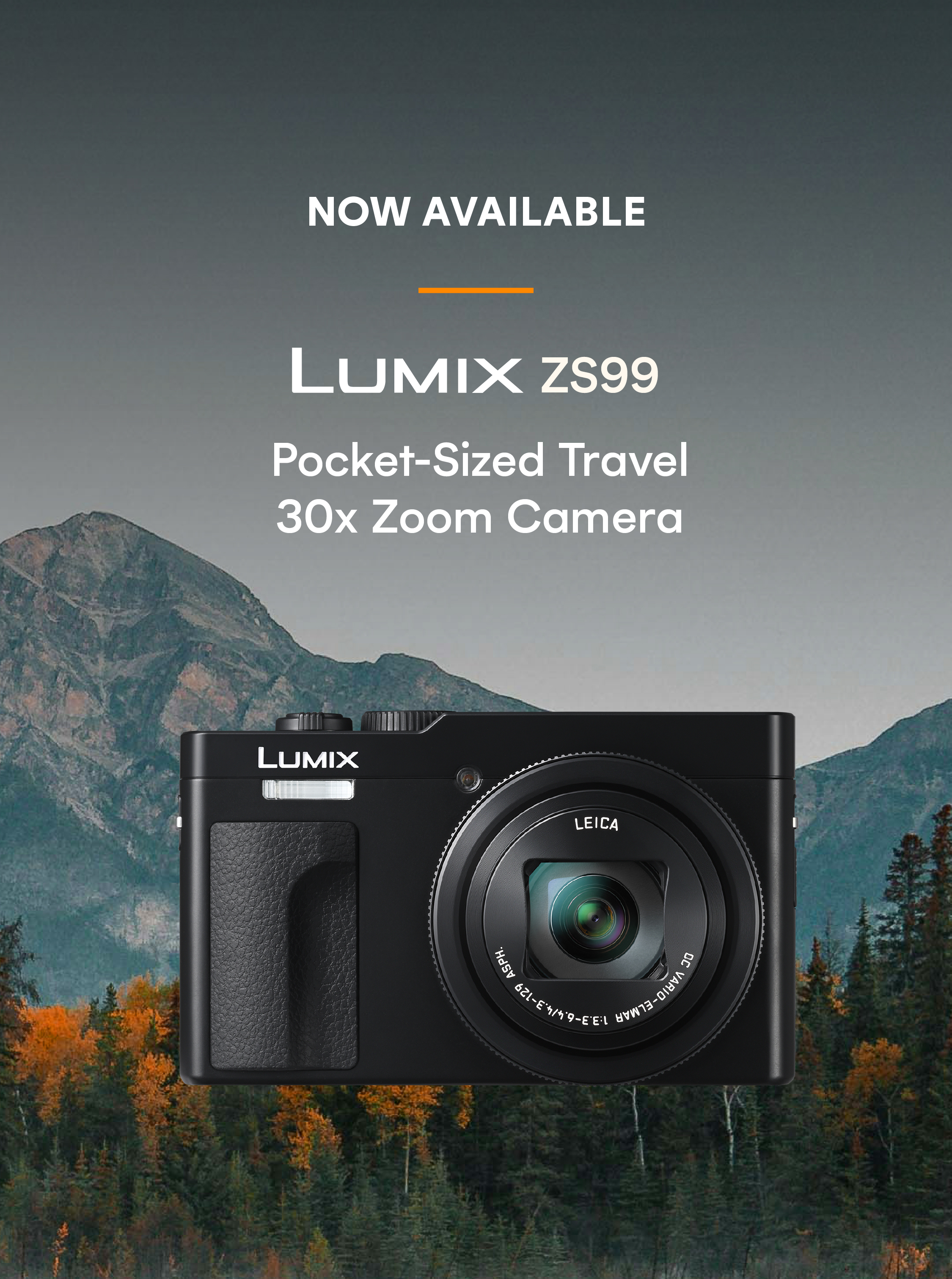 Now Available: LUMIX ZS99