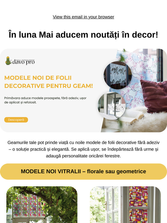 📣 Noutăți pentru geamuri!
