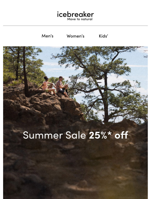25%* off: the Summer Sale is here