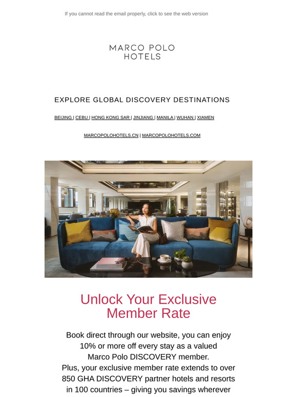 —, Unlock Your Exclusive Member Rate!