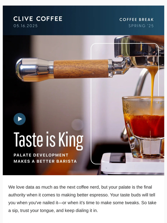 The Best Tool on Your Coffee Bar? Your tongue.