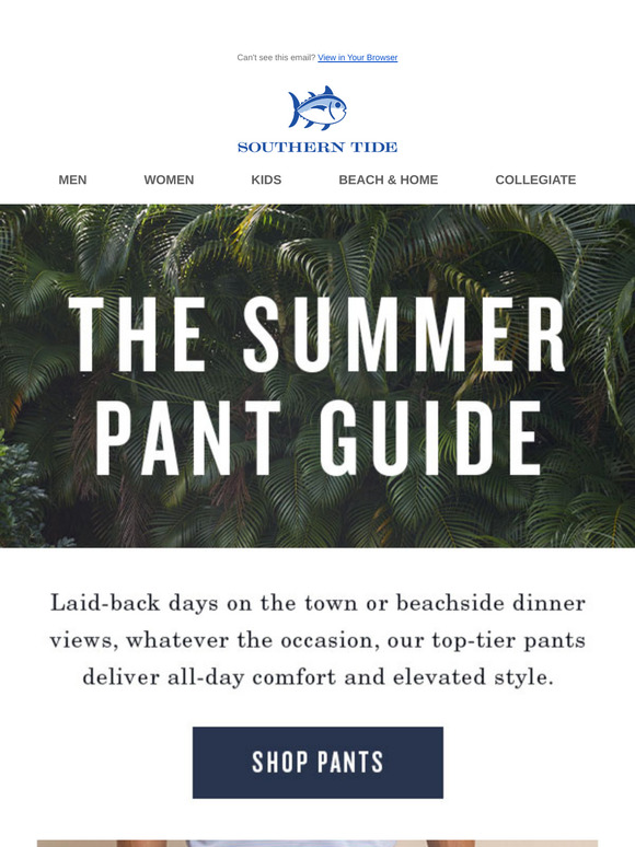 Pants for Summer – you read that right.
