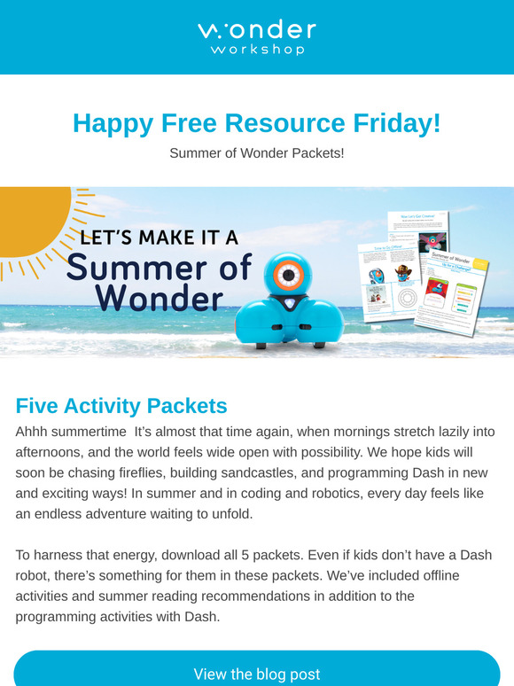 FRF 😎 Summer of Wonder Packets