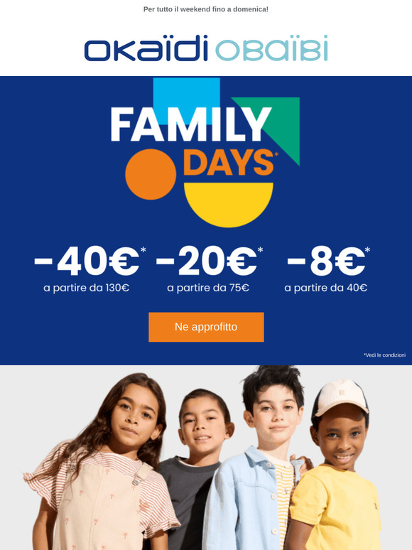 Fino a 40€ di sconto con OK+