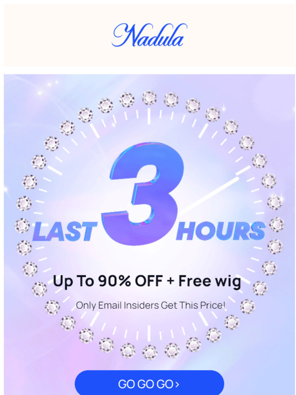 [Order Expiry] Your 90%off Order & Gift are Slipping Away