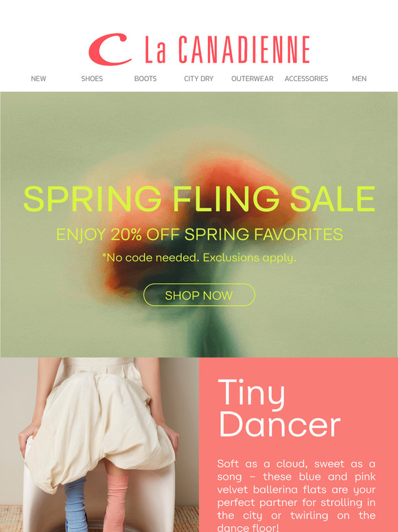 SPRING FLING SALE