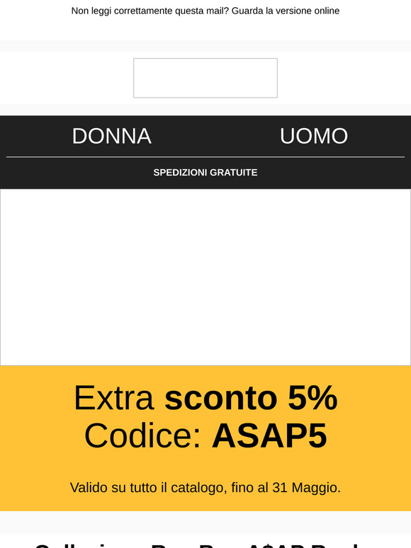 Ray-Ban A$AP Rocky: carattere deciso e -5% Extra Sconto
