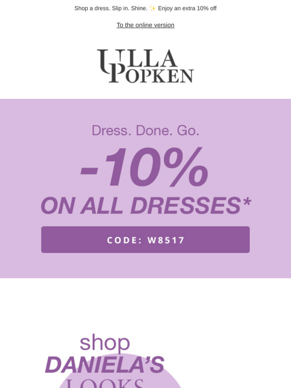 Ends today ⏳ 10% off dresses