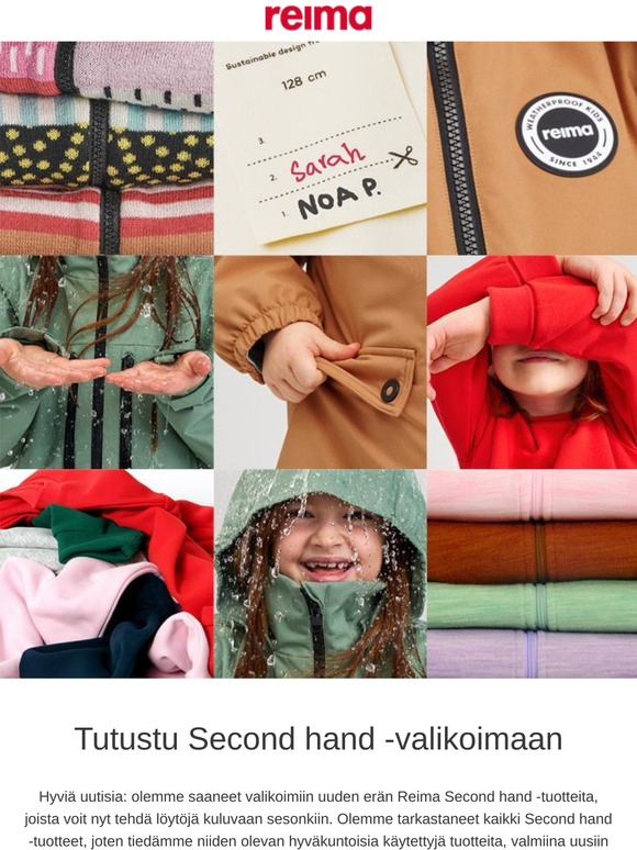 Uusi erä Second hand -tuotteita saatavilla