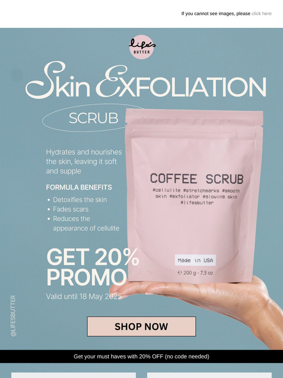 Don't hate, exfoliate 😌