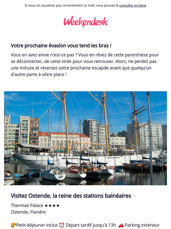 Visitez Ostende, la reine des stations balnéaires ⌛ Qu’attendez vous pour le réserver ?