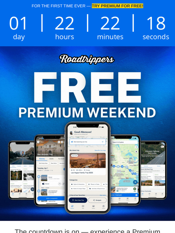 TRY PREMIUM FOR FREE - THIS WEEKEND ONLY!