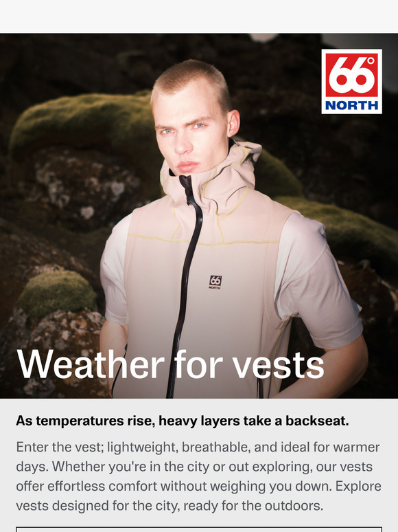 Weather for vests