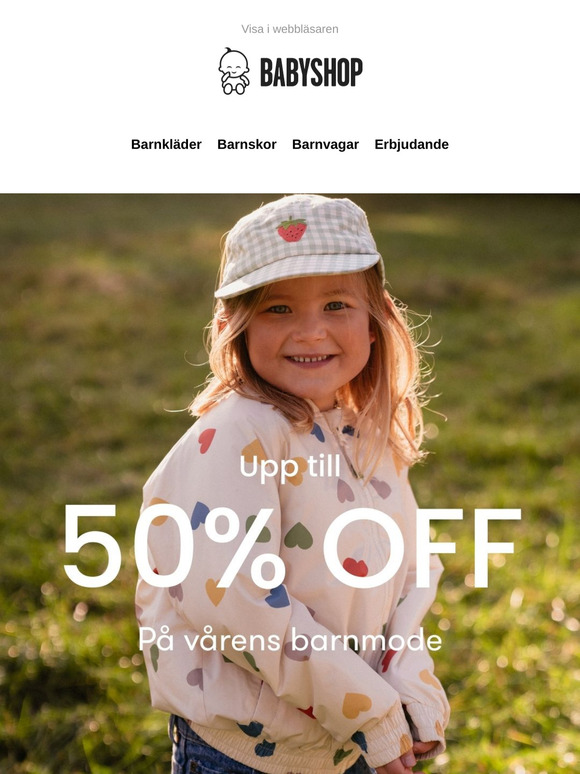 Upp till 50% + 10% EXTRA på vårkläder 🔥