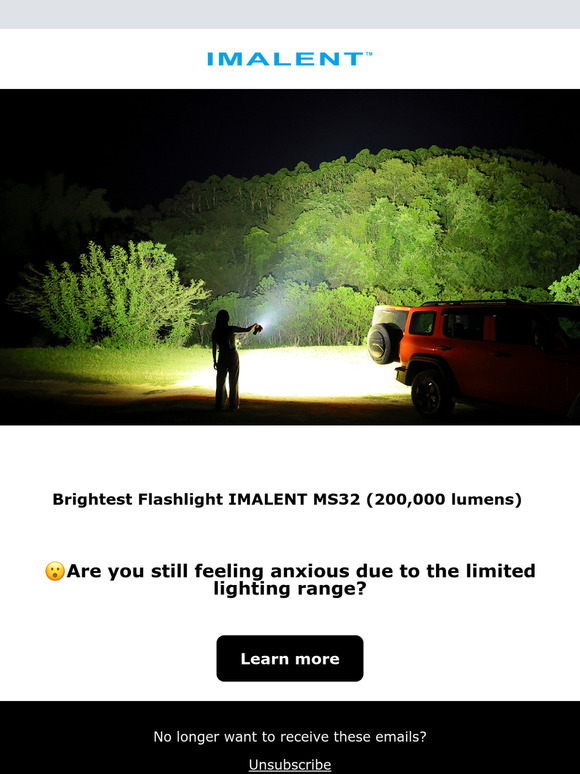 😮Are you still feeling anxious due to the limited lighting range?