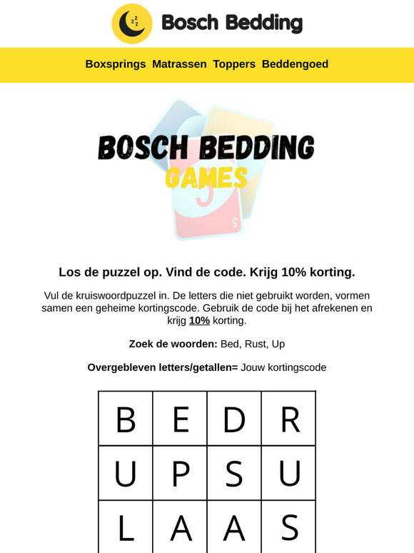 Los de kruiswoordpuzzel op!