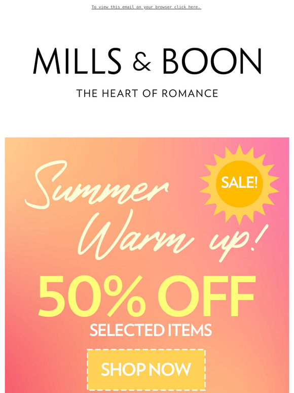 🌞 Save up to 50% on holiday reads, —!
