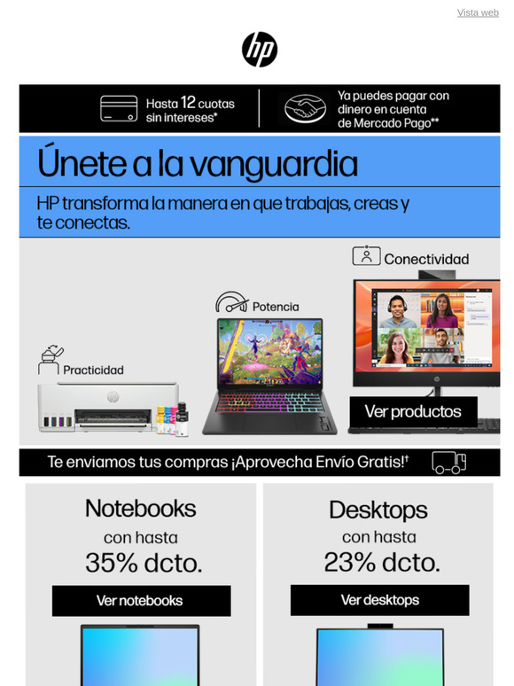 💻 La mejor tecnología de vanguardia con hasta 35% dcto.