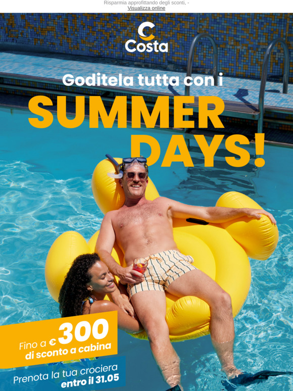 ☀️ Parti ora con i Summer Days