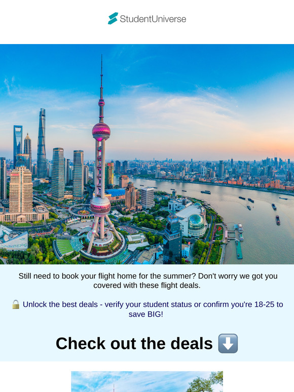 Save $580 on flights to Shanghai! 🤩