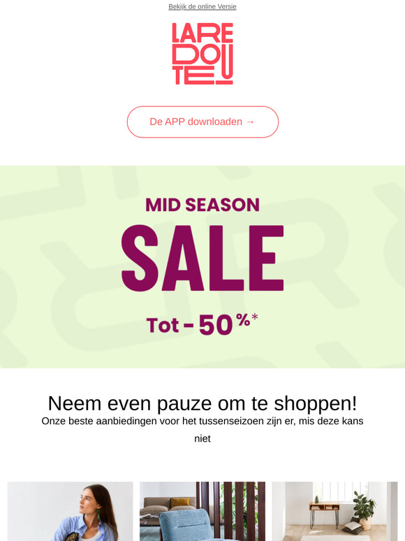 Tussenseizoen, maximale kortingen