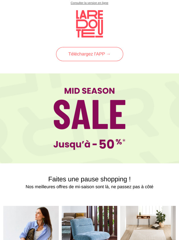 Mi-saison, maxi réductions