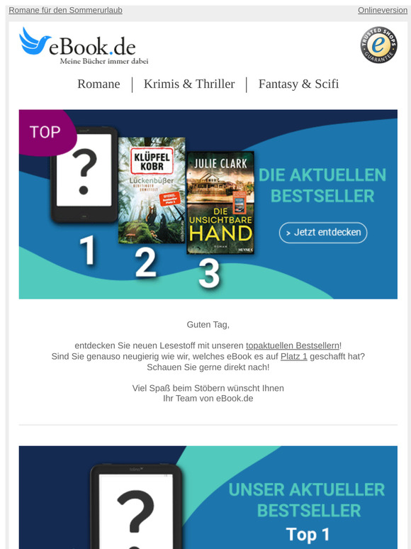Topaktuelle Bestseller für Sie 📖✨